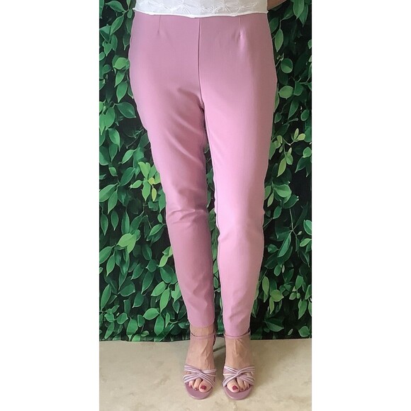 💜 White House Black Market Lavender Skinny Ankle Pants – Size 4 - Picture 4 of 5